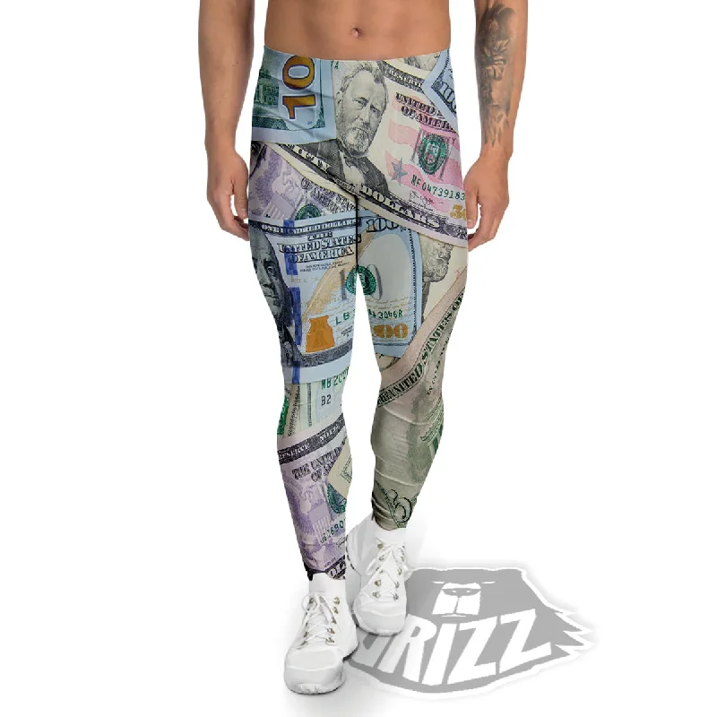 Sneak Peek Sale US Dollar Print Men's Leggings