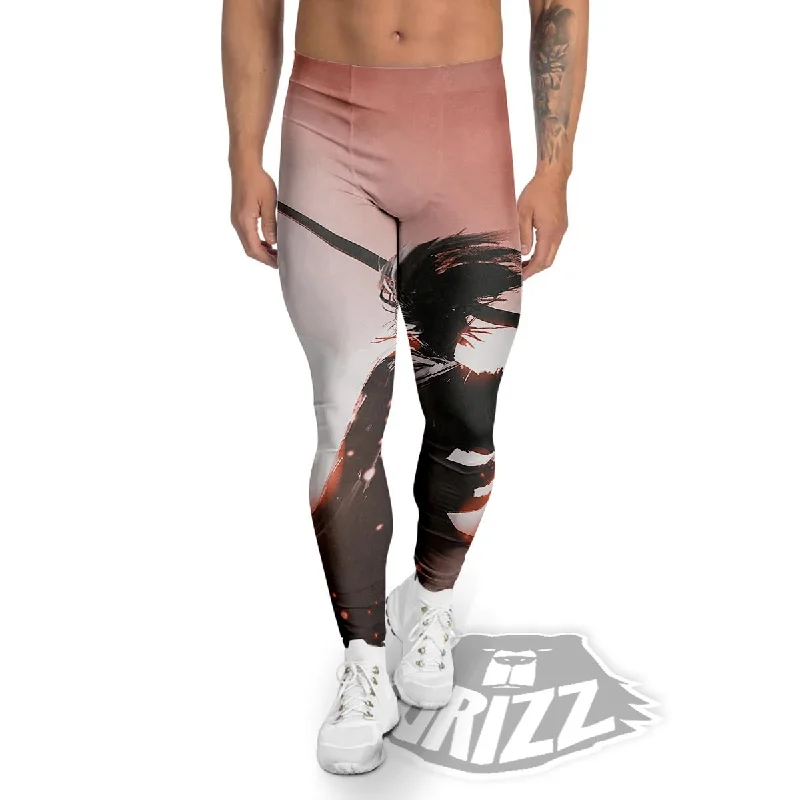 Unbeatable Prices Warrior Sunset Samurai Print Men's Leggings