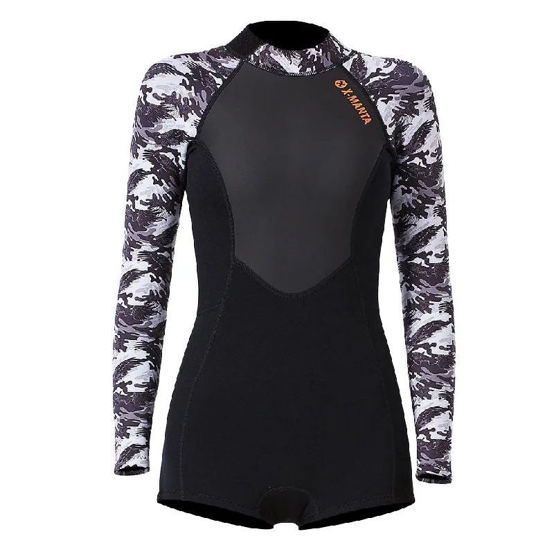 Deal Dash Maxbell 1.5mm Women Neoprene Sleeve Wetsuit Back Zip Diving Suit Jumpsuit Jacket XL Deal Dash Maxbell 1.5mm Women Neoprene Sleeve Wetsuit Back Zip Diving Suit Jumpsuit Jacket XL