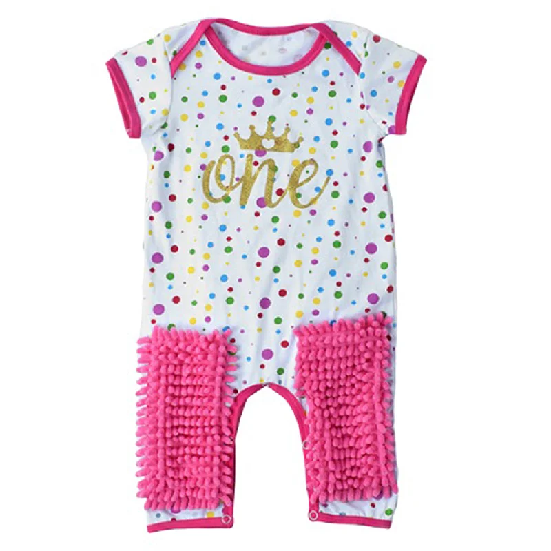 Warehouse Sale Maxbell 1pc Infant Mop Crawling Romper Jumpsuit Summer Soft Cotton One Piece 90cm A