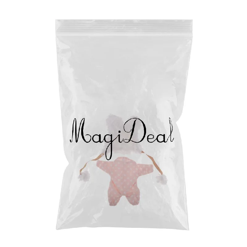 Lowest Price Maxbell 2 Pieces Clothes Suit for Mellchan Baby Doll 9-11inch Reborn Girl Baby Doll Pink Jumpsuits Rabbit Ear Hat Suit