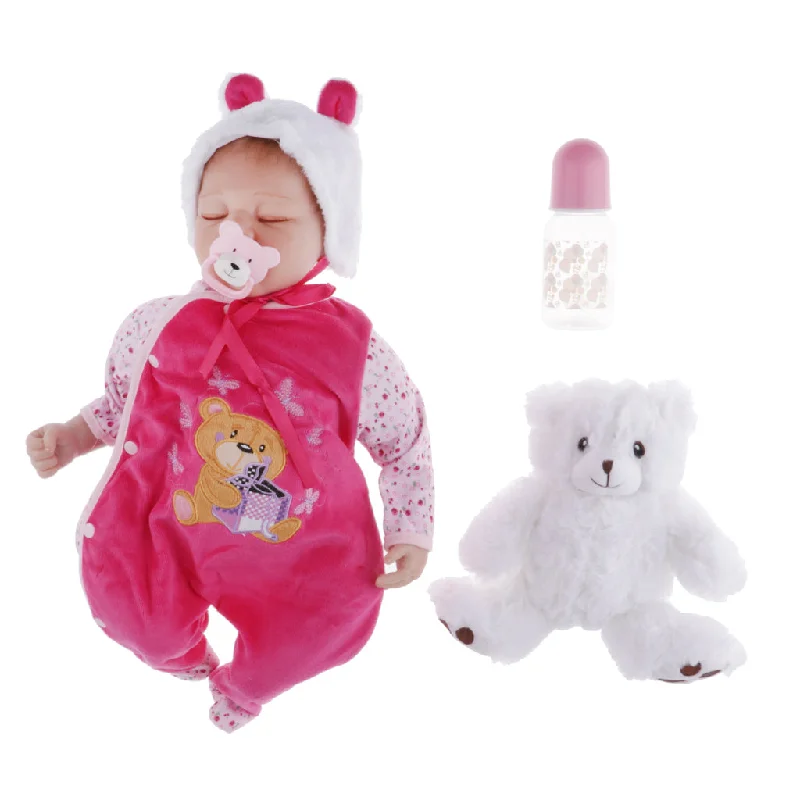 Special Promotion Maxbell 22inch Simulation Silicone Reborn Sleeping Doll Model in Jumpsuit Kids Gift Special Promotion Maxbell 22inch Simulation Silicone Reborn Sleeping Doll Model in Jumpsuit Kids Gift
