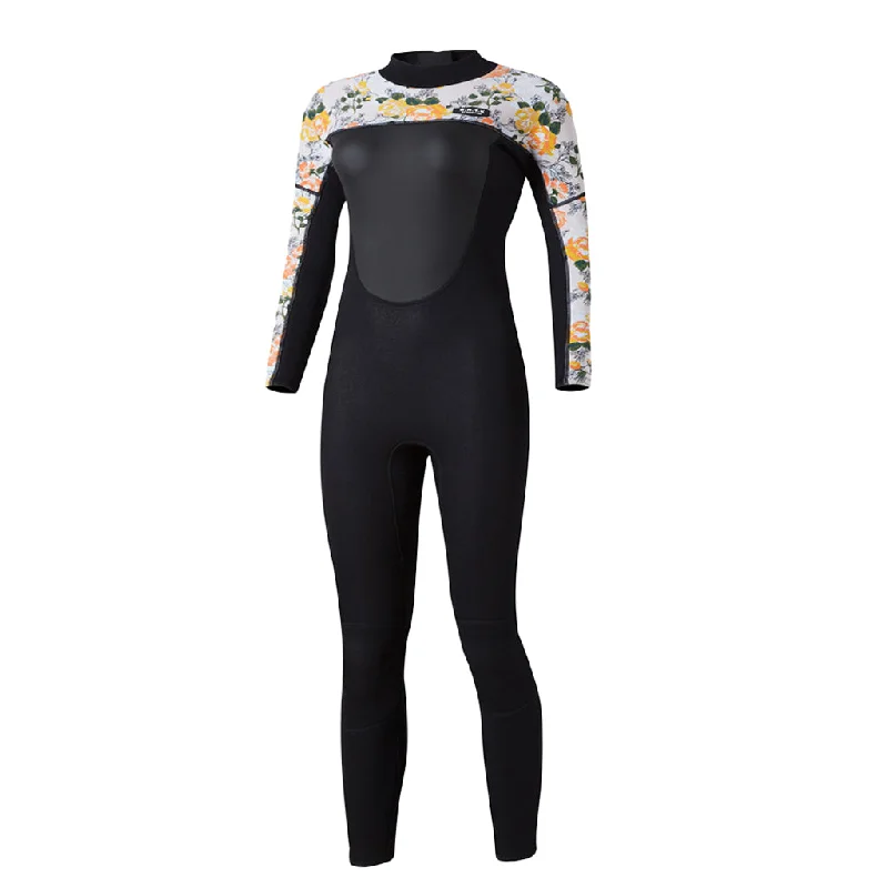 Today's Special Maxbell 3mm Neoprene Wetsuits Long Sleeve Diving Suit Jumpsuits Black-Floret 2-S Today's Special Maxbell 3mm Neoprene Wetsuits Long Sleeve Diving Suit Jumpsuits Black-Floret 2-S