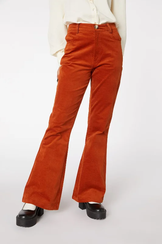 Bargain Blast 70S Muse Velvet Flare Pant