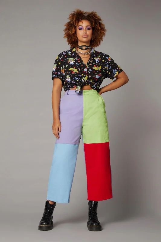 Today Only 80S Colour Block Pant