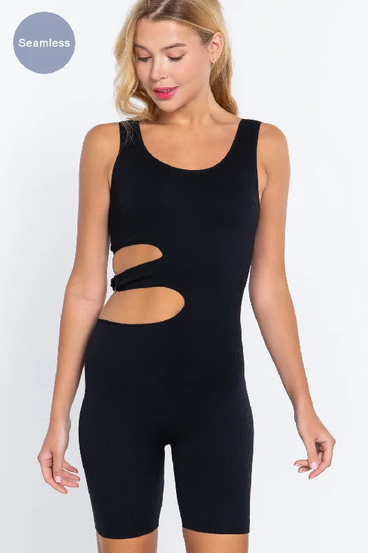 Year-End Sale Suave Cut-out Seamless Romper