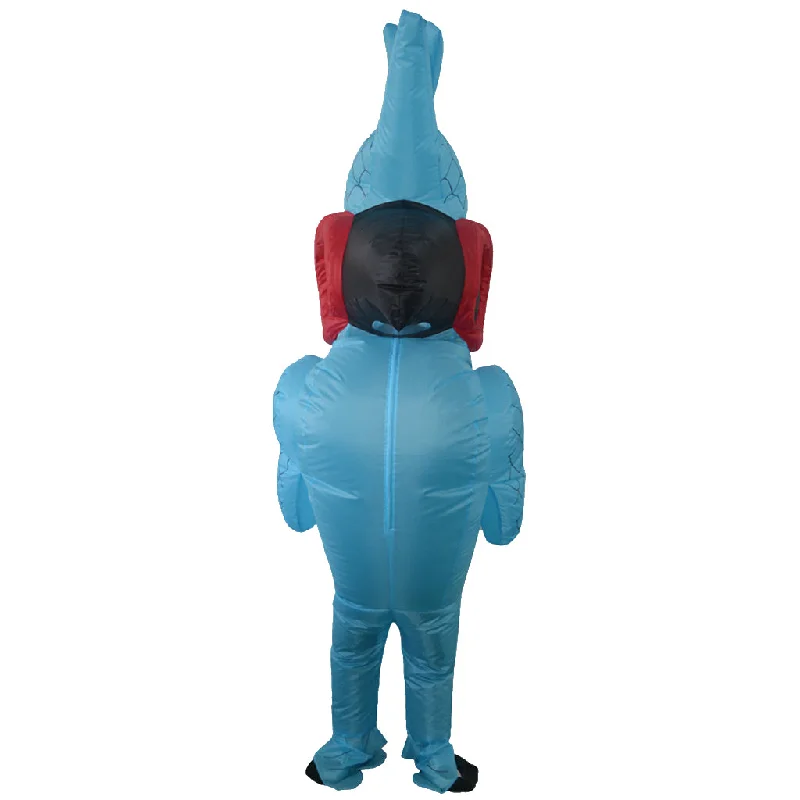 Deal of the Week Maxbell Adult Parrot Costume Inflatable Body Costume Unisex Fancy Jumpsuit Costume