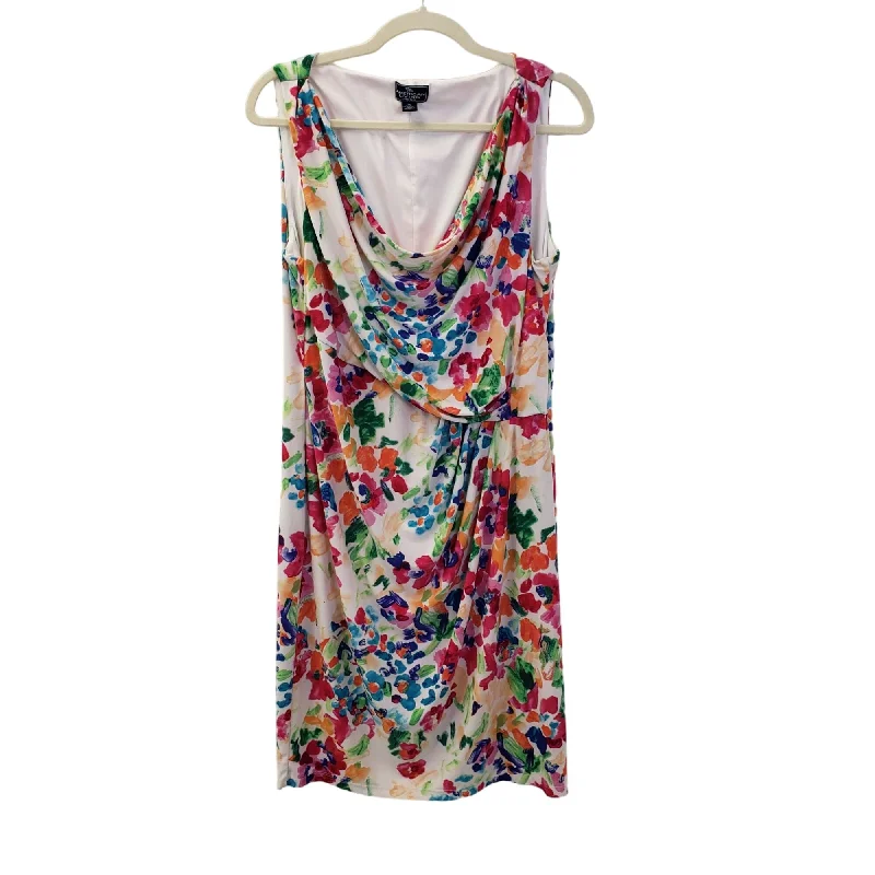 Best Seller American Living Floral Drape Top Dress Size 16