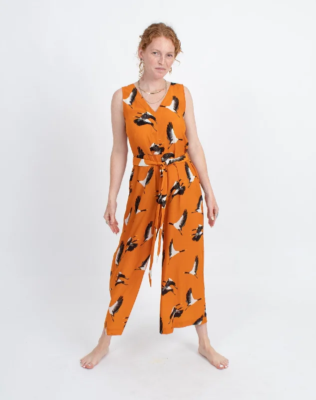 Take Advantage Animal Print Jumpsuit