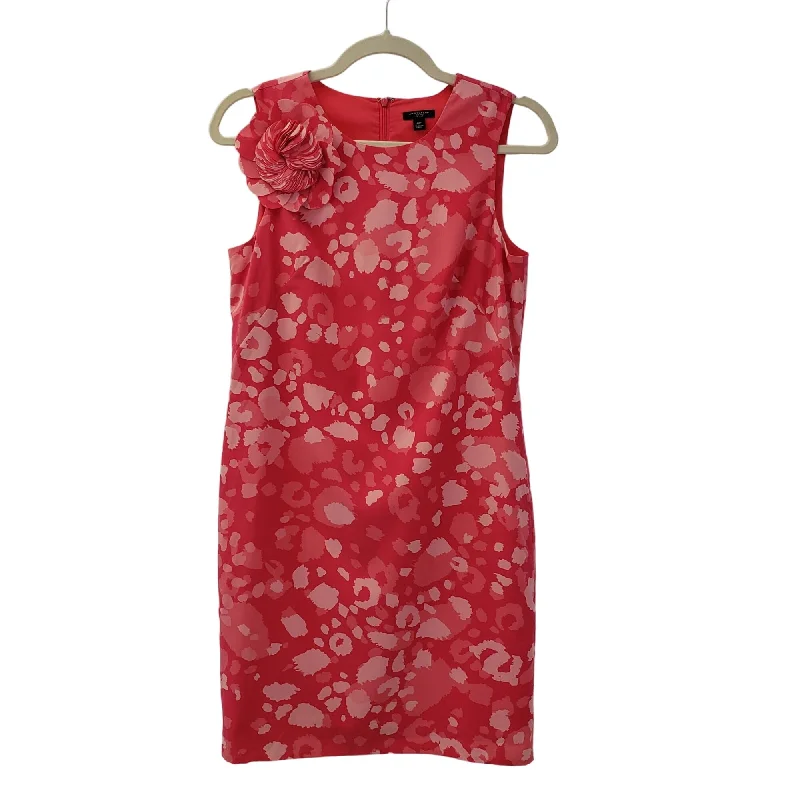 Price Fest Ann Taylor Silk Blend Leopard Print Shift Dress Size 4P