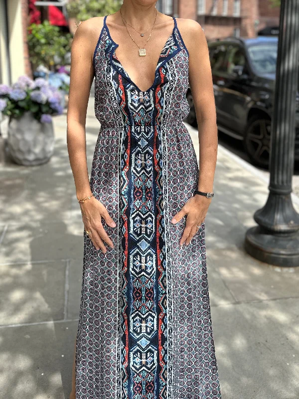 Weekend Deal AQUA Sleeveless Summer Long Dress / S
