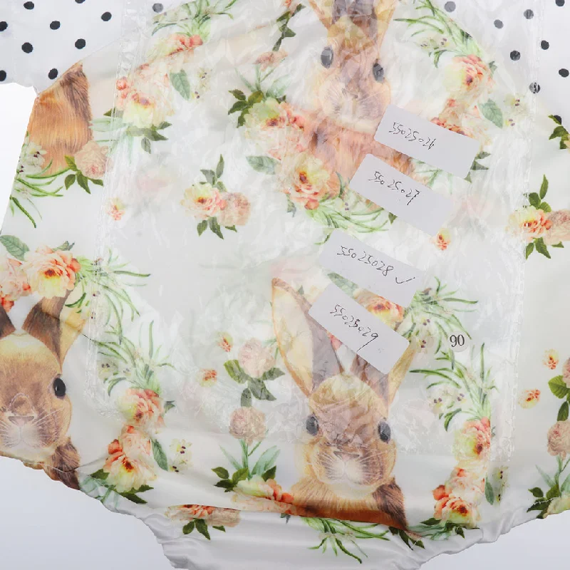 Lowest Prices Maxbell Baby Rompers Dress Short Sleeve Rabbit Dots Jumpsuits One-Pieces Pants 70 Lowest Prices Maxbell Baby Rompers Dress Short Sleeve Rabbit Dots Jumpsuits One-Pieces Pants 70