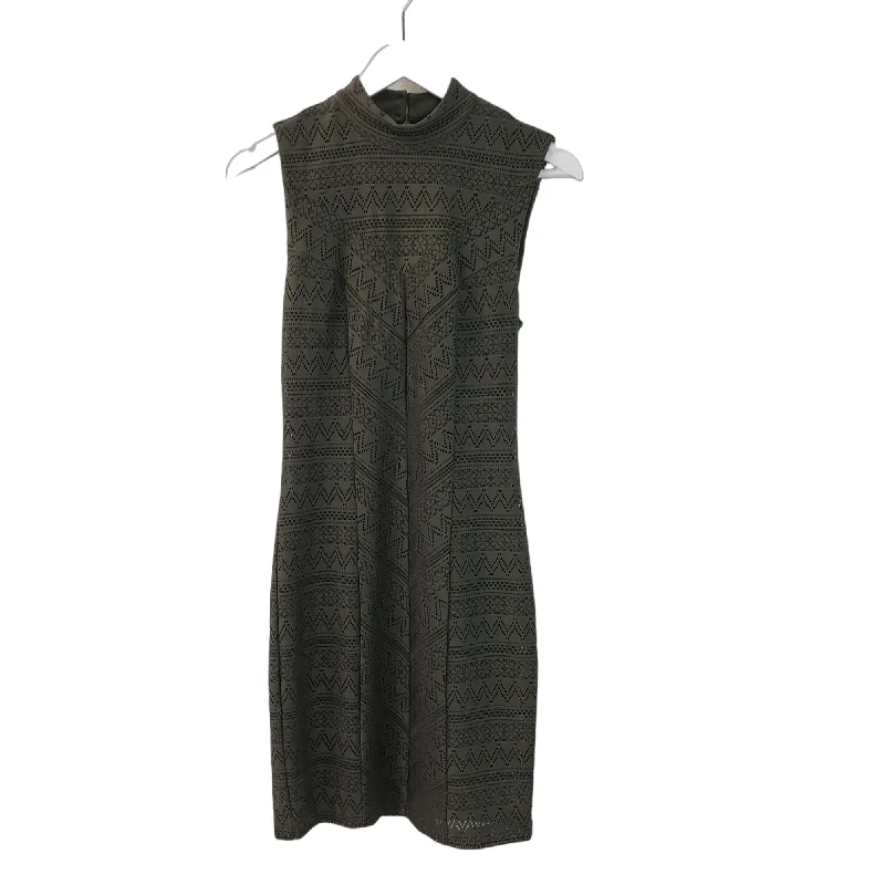 Act Now Bebe Mesh Overlay Bodycon Dress Size Small