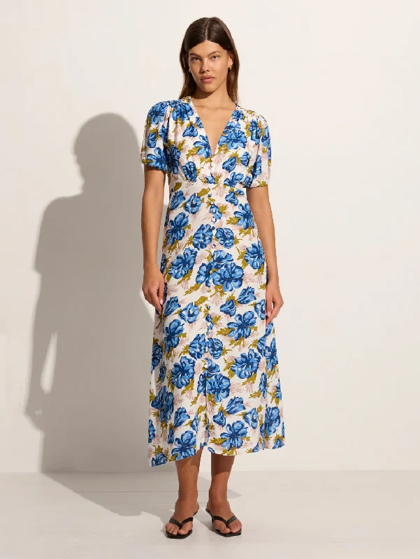 Loyalty Reward Bellavista Midi Dress - Isadora Floral Navy
