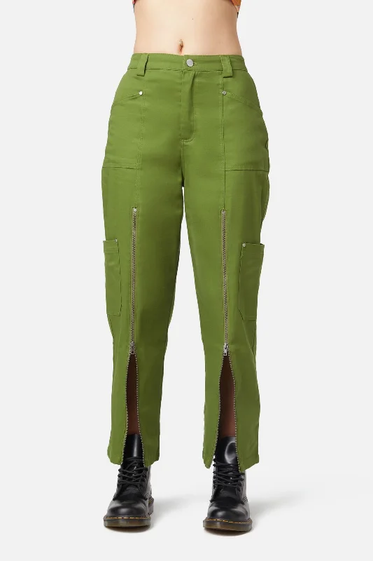 Exclusive Savings Cargo Drill Zipper Pants