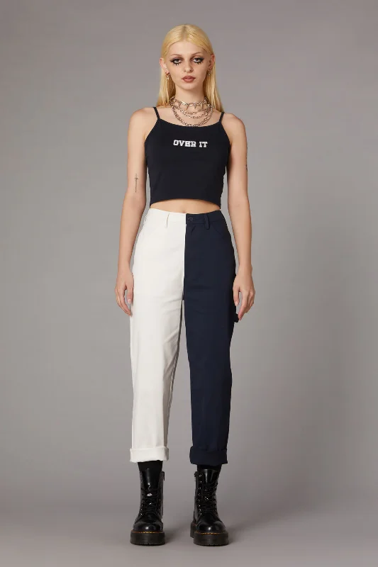 Act Fast Checkerboard Detail Pant