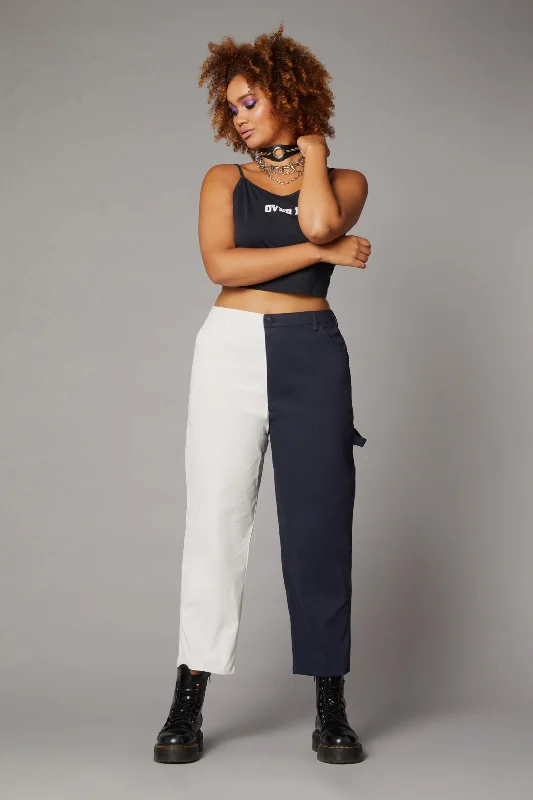 Navy/White