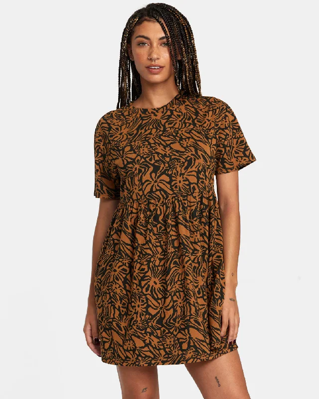 Act Now City Vibes Mini Dress - RVCA Black