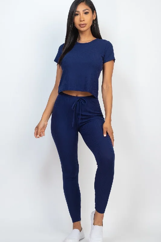 Price Smash Short Sleeve Top & Leggings Set