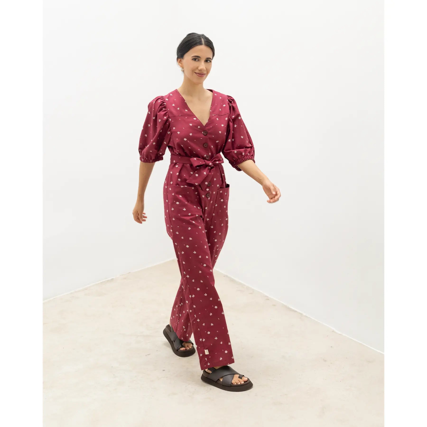 Sale Event Fiori Jumpsuit Red