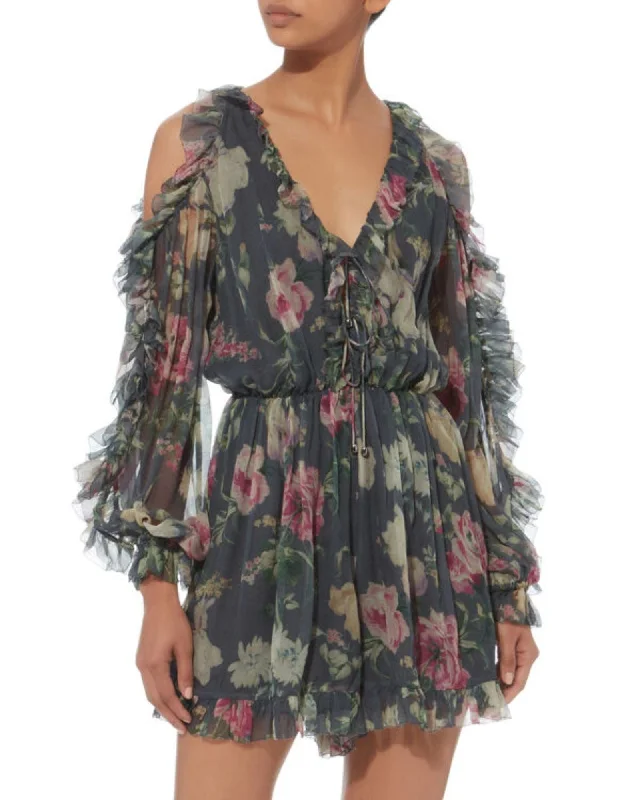 Limited Availability Cold Shoulder Romper