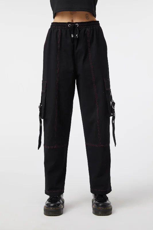 Deal Dash Contrast Stitch School Cargo Pant