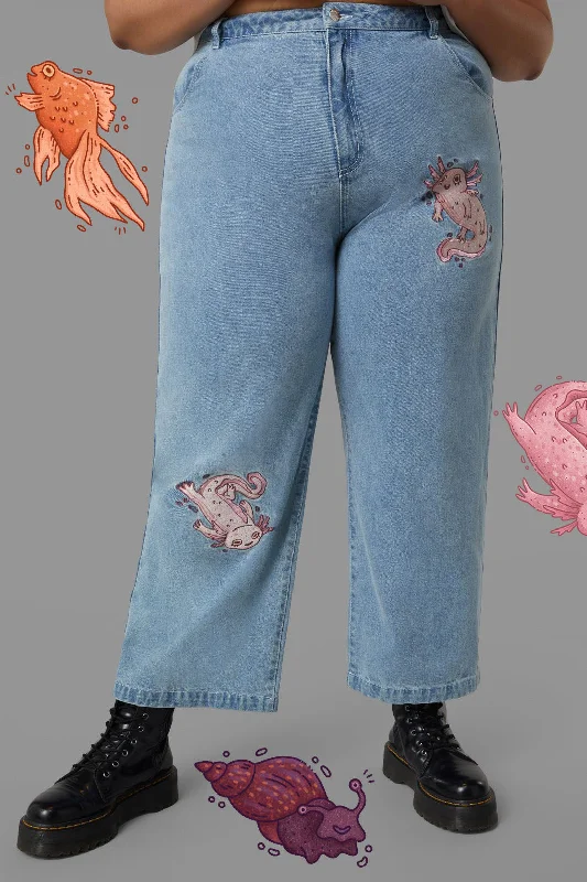 Limited Availability Curve Axolotl Jean