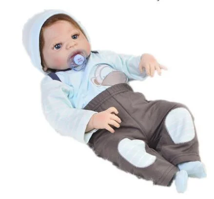 Value Deals Maxbell Cute Jumpsuit Hat Pants Socks Set for 22''-23'' Reborn Baby Boy Doll Blue Value Deals Maxbell Cute Jumpsuit Hat Pants Socks Set for 22''-23'' Reborn Baby Boy Doll Blue