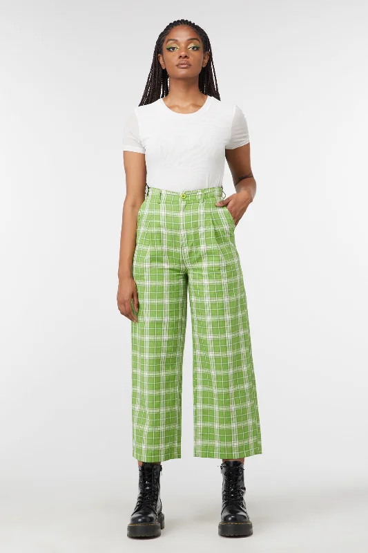 Now or Never Dazed Tartan Wide Leg Pant