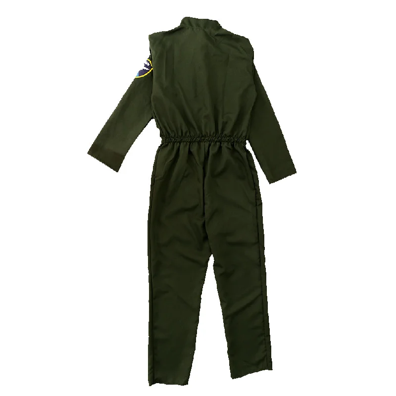 Steals and Deals Maxbell Deluxe Flier Army Costume Mens Fighter Captain Overalls Air Force Flier Jumpsuit Dressing up Outfit Halloween Steals and Deals Maxbell Deluxe Flier Army Costume Mens Fighter Captain Overalls Air Force Flier Jumpsuit Dressing up Outfit Halloween