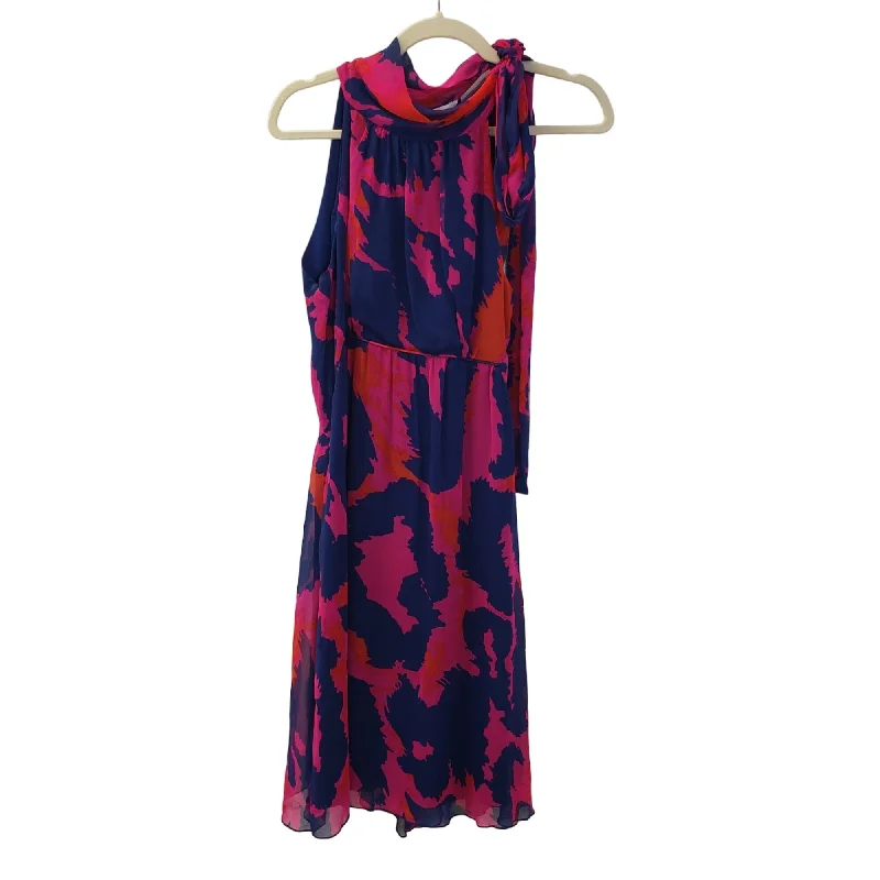 Amazing Deals Diane Von Furstenberg Silk Graphic Print Halter Dress Size 10