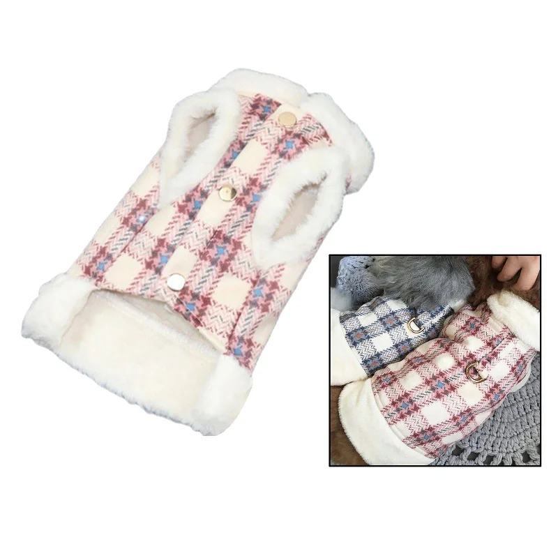 Sale Event Maxbell Dog Cat Jumper Coat Autumn Jumpsuit Pet Waistcoat Costume for Small Dogs Pink L Sale Event Maxbell Dog Cat Jumper Coat Autumn Jumpsuit Pet Waistcoat Costume for Small Dogs Pink L