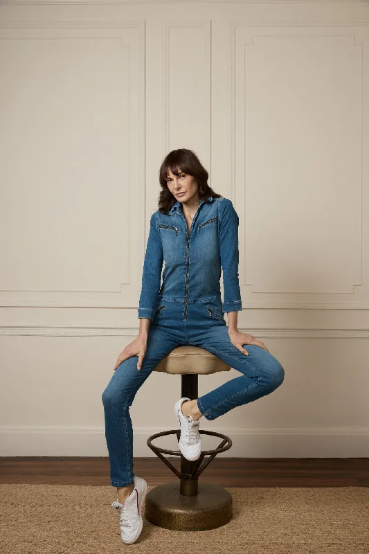 Weekend Deal Dolly The Flight Suit - Fawcett Blue