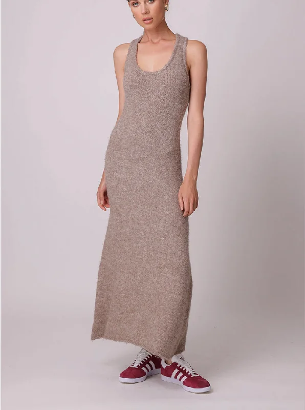 Incredible Offers Dune Sweater Dress in Mushroom