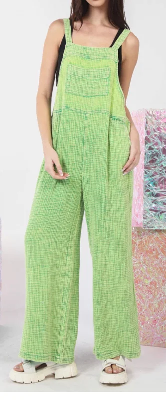 Hurry In Dying for Me Jumpsuit in Green