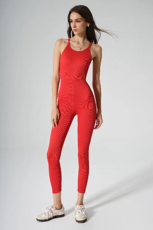 Lowest Prices Erika Jumpsuit - Savvy Red