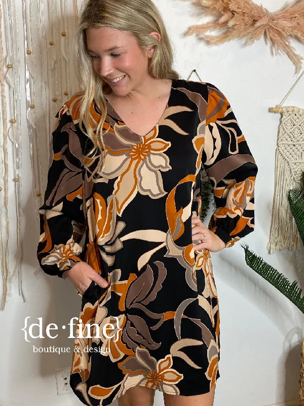 Price Cut Fabulous Fall Shift Dress