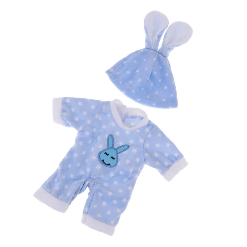 Stock Clearance Maxbell Fashion Doll Clothing Star Printed Jumpsuit Hat for Mellchan Girl Doll Decor Light Blue Stock Clearance Maxbell Fashion Doll Clothing Star Printed Jumpsuit Hat for Mellchan Girl Doll Decor Light Blue