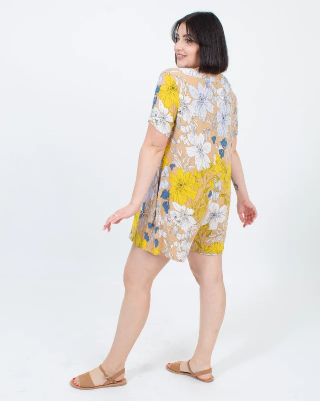 Exclusive Offers Floral Print Romper