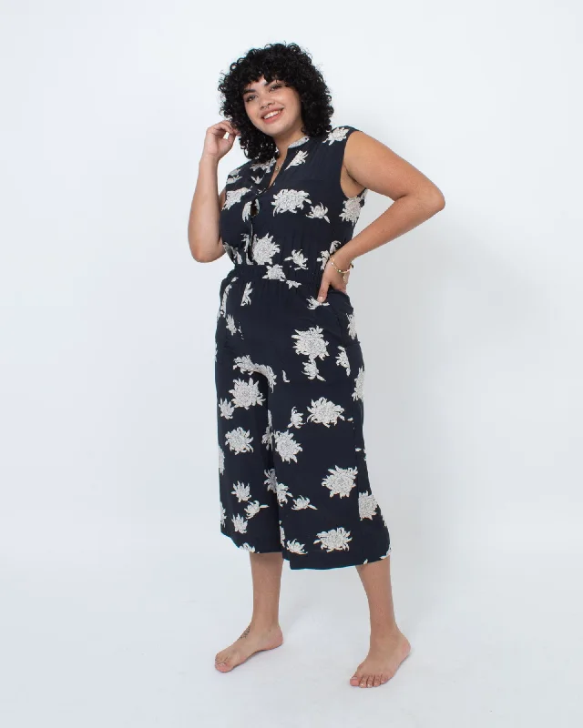Mega Sale Floral Print Sleeveless Jumpsuit