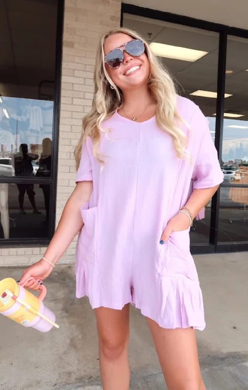 Exclusive Preview Flouncy V-Neck Romper