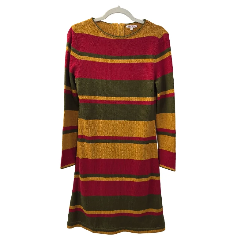 New Deals Frances Valentine Phoebe Striped Sweater Dress Size Small
