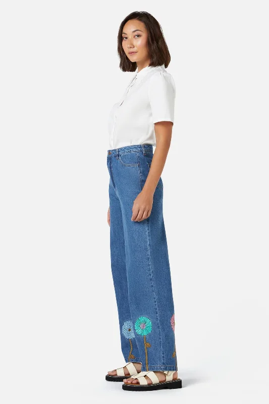 Amazing Deals Fresh Blooms Emb Jean
