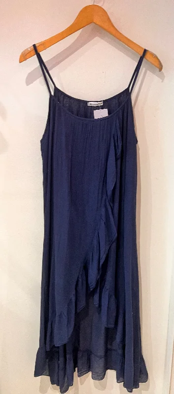Low Prices Frill Dress - Navy