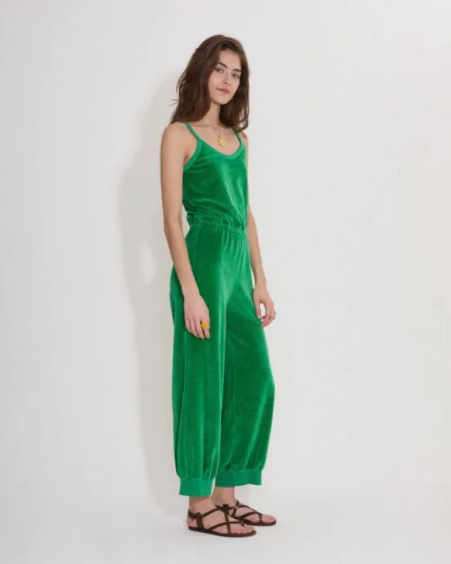 Final Clearance "Giorgi Tank" Velour Jumpsuit
