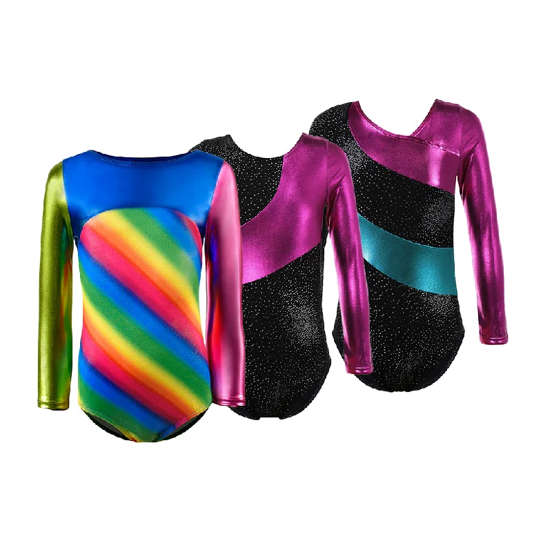 Price Smash Maxbell Girls Long Sleeves Leotard Gymnastics Bodysuit Dancewear Jumpsuit Ballet 5(4-5Y) Price Smash Maxbell Girls Long Sleeves Leotard Gymnastics Bodysuit Dancewear Jumpsuit Ballet 5(4-5Y)
