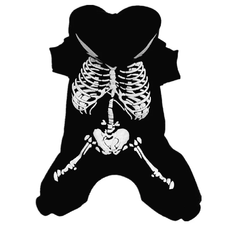 Online Only Maxbell Maxbell Glow In The Dark Apparel Dog Pet Puppy Playsuit Jumpsuit Coat Jacket Costume Pet Supplies Black XL Online Only Maxbell Maxbell Glow In The Dark Apparel Dog Pet Puppy Playsuit Jumpsuit Coat Jacket Costume Pet Supplies Black XL