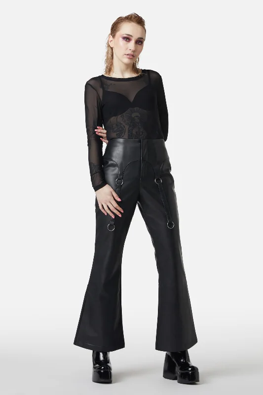 Online Exclusive Guarded Pu Pants