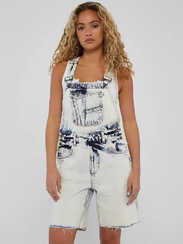 The Best Prices GUESS ORIGINALS HEAVY ACID WASH DENIM OVERALLS