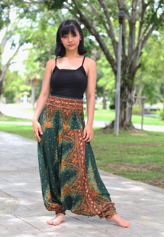 Low Prices Peacock Harem Pants Unisex Yoga Drop Crotch Jumpsuits Rompers Hippie Baggy Pants Low Prices Peacock Harem Pants Unisex Yoga Drop Crotch Jumpsuits Rompers Hippie Baggy Pants